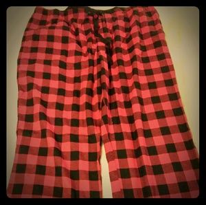 Buffalo plaid pajama pants